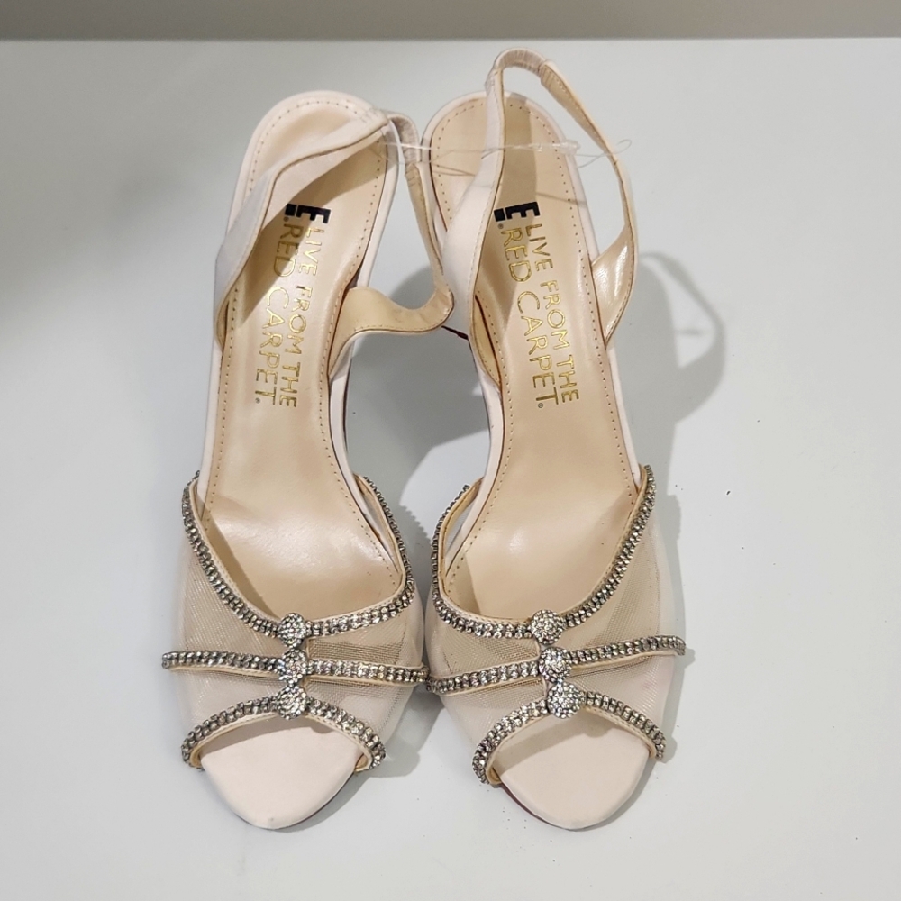 Beautiful white high heels